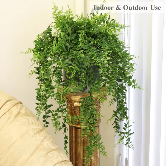 12-Pack: 25" Realistic Buckler Fern Bush with 90 Tips, Floral Home by Artificial Flowers {3}