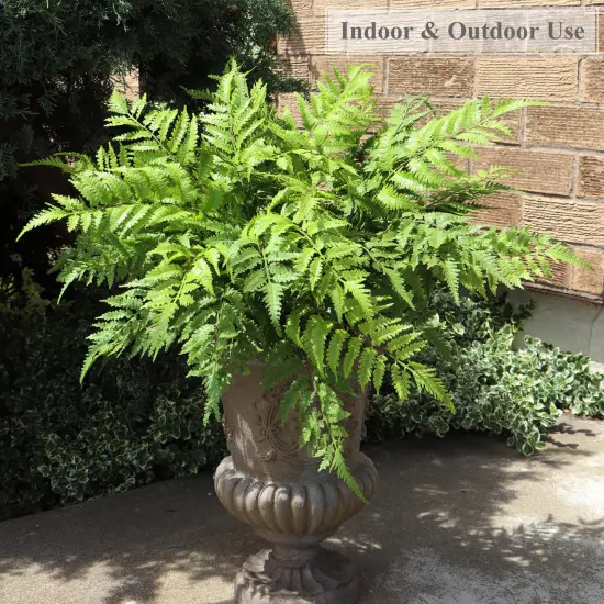 6-Pack: UV Boston Fern Plant with 7 Sprays, 28" Wide, Floral Home by Artificial Flowers {5}