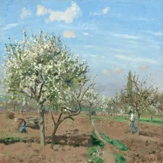 Orchard in Bloom, Louveciennes, 1872 Poster Print by Camille Pissarro - Item # VARPDX459382 {1}