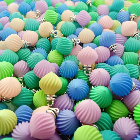 10-20 Mini Christmas Ornaments, Cute Pastel Baubles for Tiny Trees, Dollhouse Miniatures, Adorabilities {5}