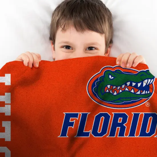 Sleep Squad Florida Gators Al E. Gator Mascot 60&rdquo; x 80&rdquo; Raschel Plush Blanket {5}