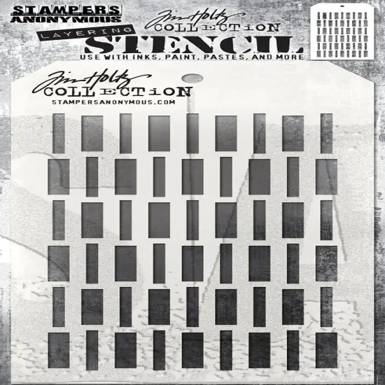 Tim Holtz Layered Stencil 4.125"X8.5"-Sticks {1}