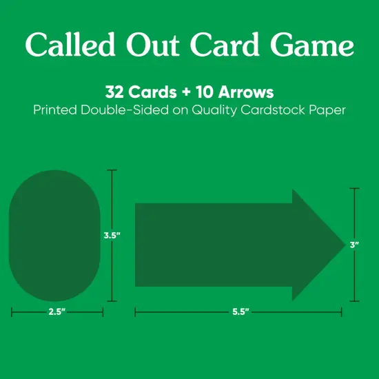 Big Dot of Happiness Called Out Girls Night Card Game, Bachelorette Party Game, Girls Game Night, Fun Party Card Games, 32 Cards and 10 Arrows {6}