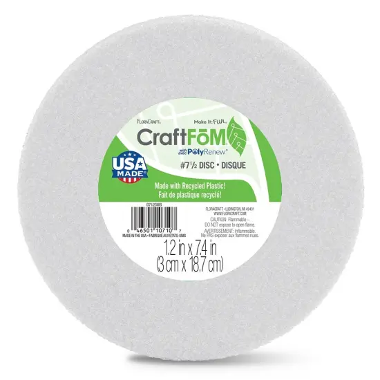 FloraCraft CraftFoM Disc-1.2"X7.4" {1}