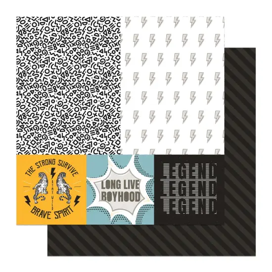 Bro's Amazing Double-Sided Cardstock 12"X12"-Legend {1}