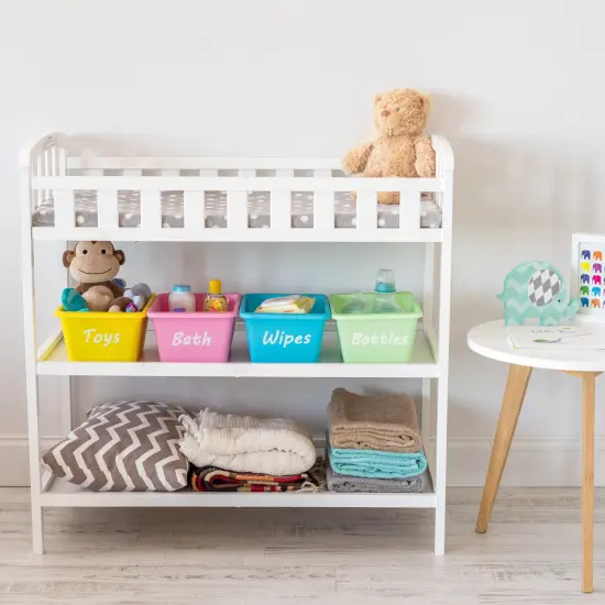 IRIS USA 4Pk Multi-Purpose Plastic Bins {3}