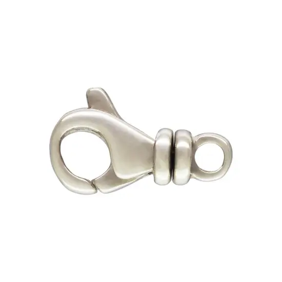 Swivel Lobster Clasp .925 Sterling Silver 4.5x10.6mm {1}