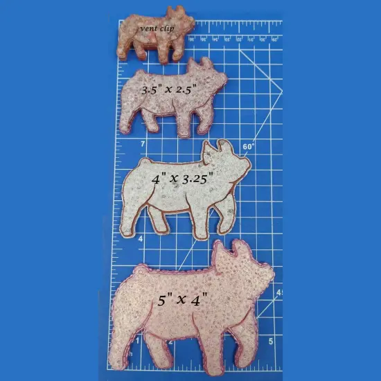 Show Pig - Driving Gilt - Silicone Freshie Mold - Small {3}