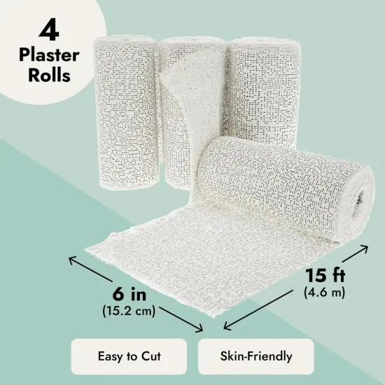 4 Pack Plaster Cloth Rolls for Belly Casting {2}