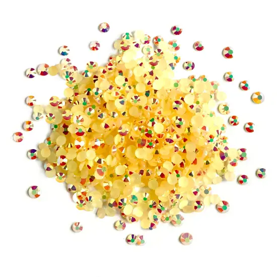 Buttons Galore Jewelz Rhinestones Craft Embellishments Assorted Colors Approx. 1600 Pieces Key west {5}