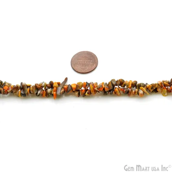 Bumble Bee Chip Beads, 34 Inch, Natural Chip Strands, Drilled Strung Nugget Beads, 3-7mm, Polished, GemMartUSA (CHBB-70001) {2}