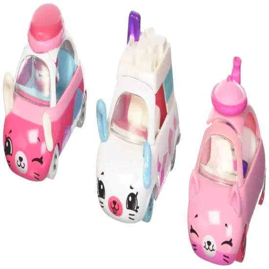 Shopkins Cutie Car S3 3 Pack-Asst 3 Childrens Toy {3}