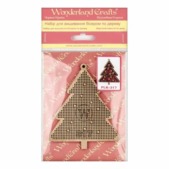 Set for embroidery with beads on wood FLK-317 {3}