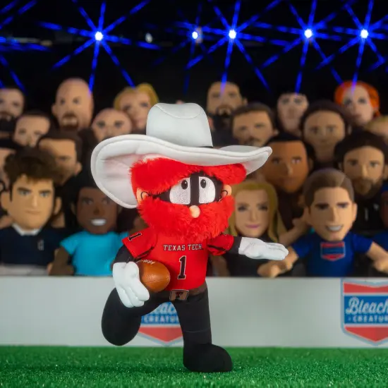 Bleacher Creatures Texas Tech Red Raiders Raider Red 10" Mascot Plush Figure {6}