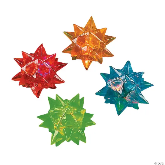 Mini Light-Up Flashing Star Ball Assortment - 12 Pc. {2}