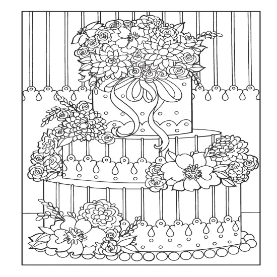 Creative Haven: Designer Desserts Coloring Book-Softcover {5}