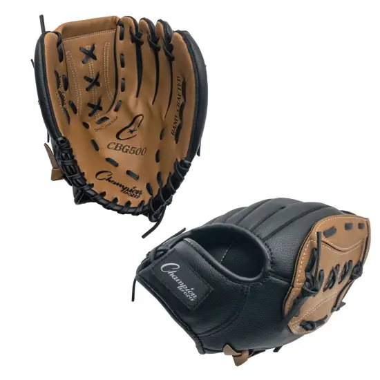 Leather & Vinyl 11" Baseball/Softball Glove {4}