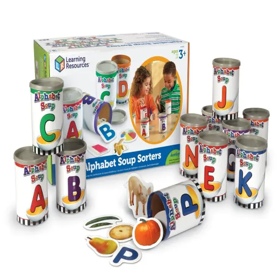 Alphabet Soup Sorters {3}