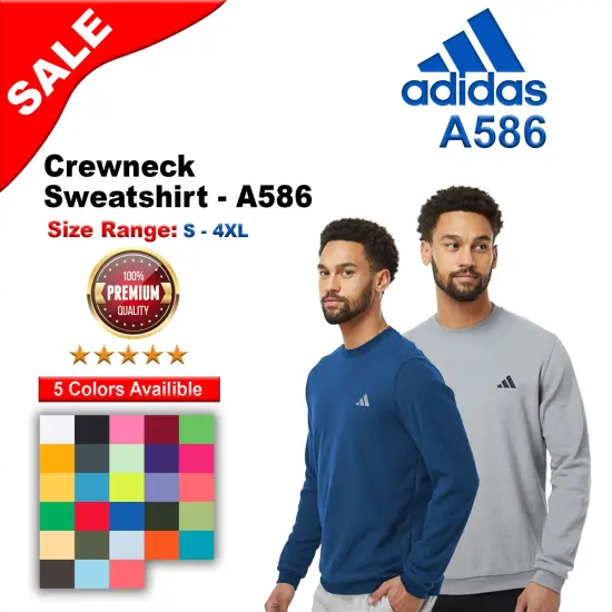 Adidas&reg; Crewneck Sweatshirt Grey three {2}