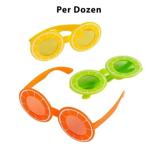 Citrus Fruit Sunglasses 12 Pc. {1}