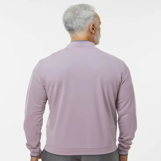 Adidas&reg; Lightweight Quarter-Zip Pullover Black/ grey three {5}