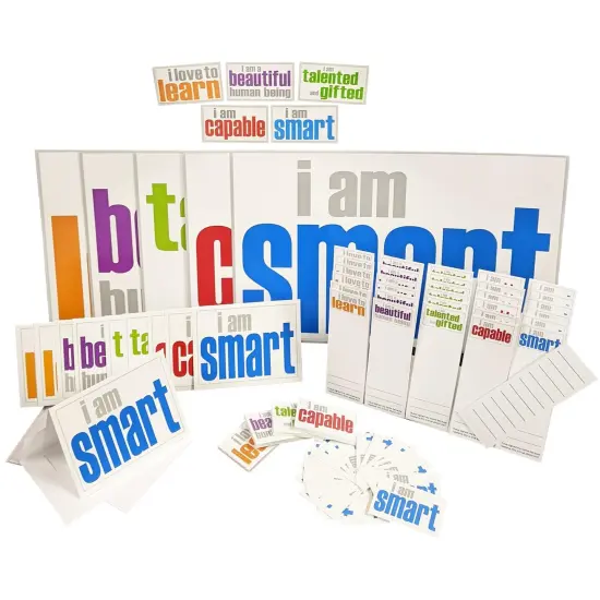 Self-Esteem Ultra Booster Set, Posters, Magnets, Notes, Page Keepers, Note Cards, 150 Pieces {1}