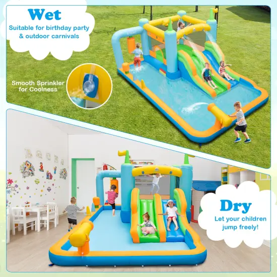 Giant Inflatable Water Slide For Kids Aged 3-10 Years (without Blower) {1}
