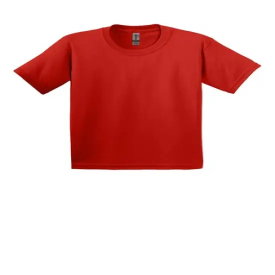 Gildan&reg; Youth Ultra Cotton Crew Neck Short Sleeve for Kids Red {1}