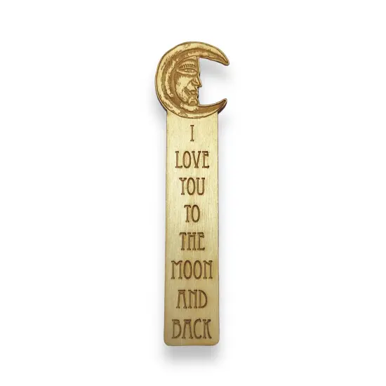 Bookmark - I Love You to the Moon and Back {1}