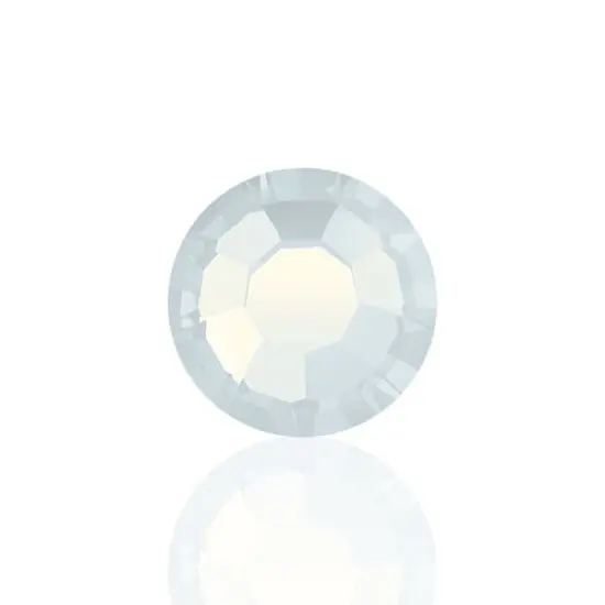 Preciosa MAXIMA SS10 Czech Glass Hotfix Flat Back Rhinestones 144 Pieces White Opal {1}