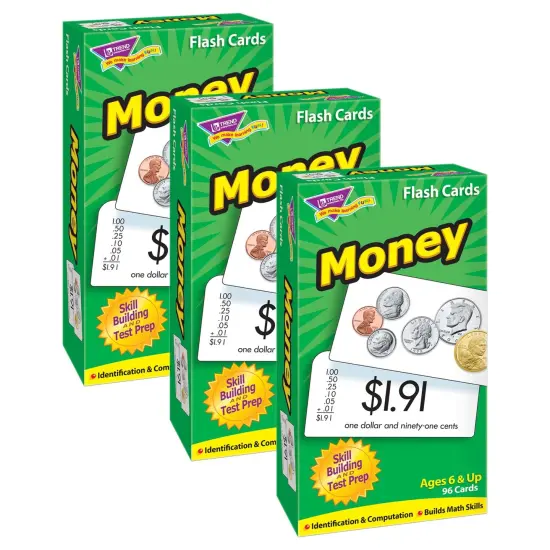 Money Skill Drill Flash Cards, 3 Packs {1}