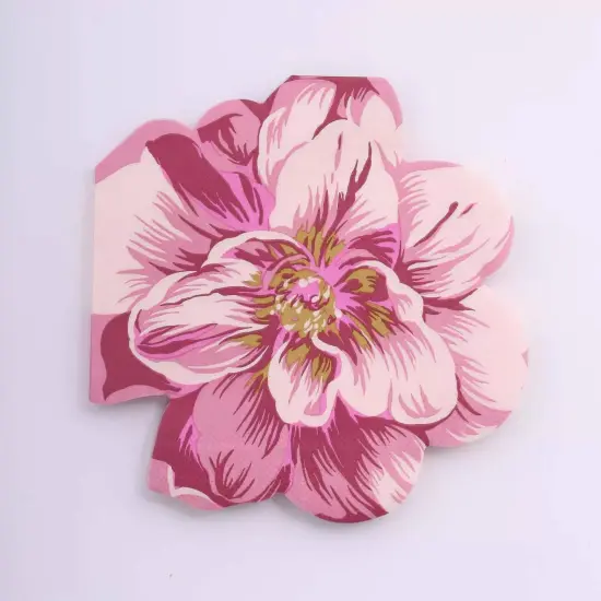 20-Pieces Peony Flower Shaped Paper Cocktail Napkins {1}