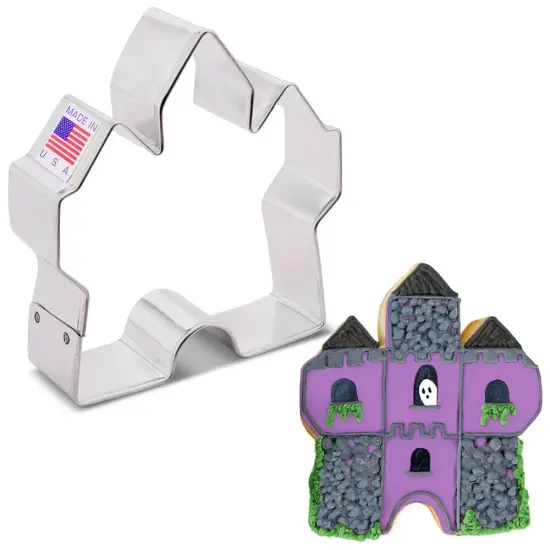 Ann Clark Haunted House or Princess Castle Cookie Cutter, 3.5" {1}