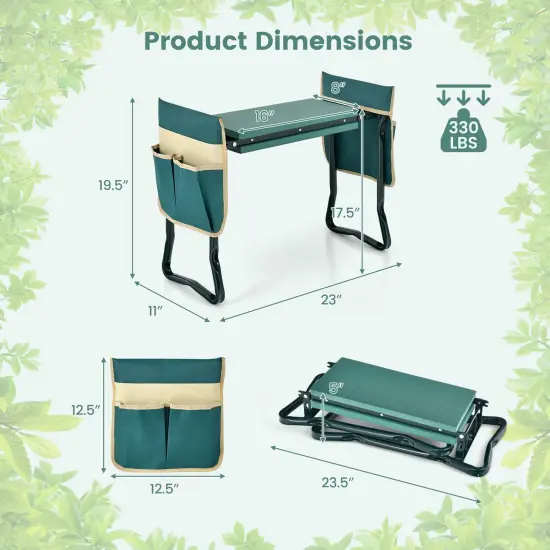 Folding Garden Kneeler And Seat Bench {5}