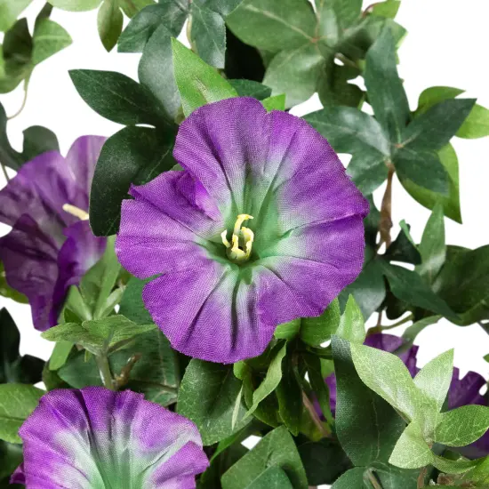 Allstate Petunia Artificial Floral Bush Spray - 20" - Purple {7}