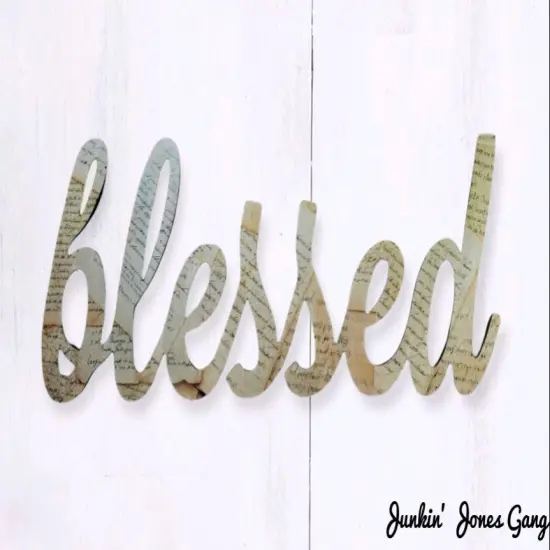 Letters on Parchment for Decoupage Crafting and Multi Media Art {3}