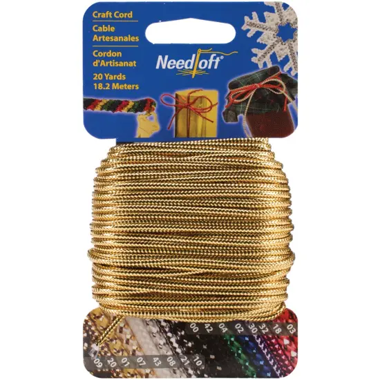 Needloft Novelty Craft Cord 20yd {2}