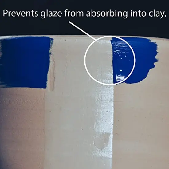 Penguin Pottery - Premium Ceramic Wax Resist for Pottery Glaze, Ceramic Slip Clay, and Ceramic Glazes - Alternative to Latex Resist for Pottery - Ceramic Sealant for Pottery - 1 Pint | 473 ml {4}