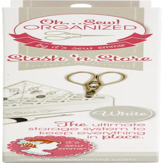 It's Sew Emma OhSew! Organized Stash 'n Store-White {1}