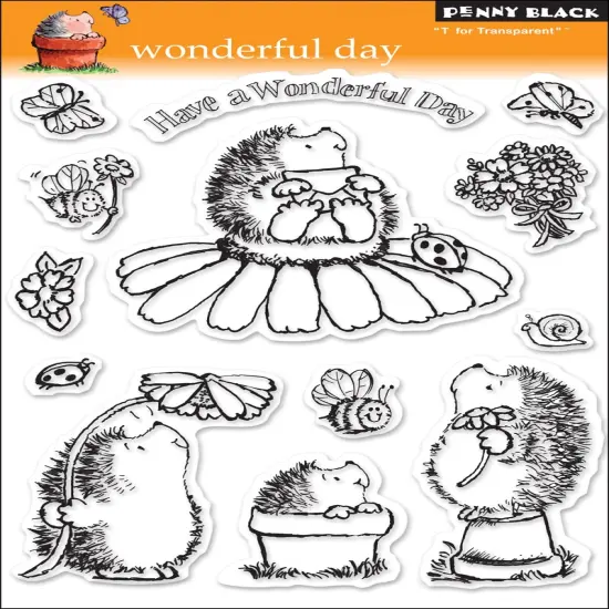 Penny Black Clear Stamps-Wonderful Day {1}