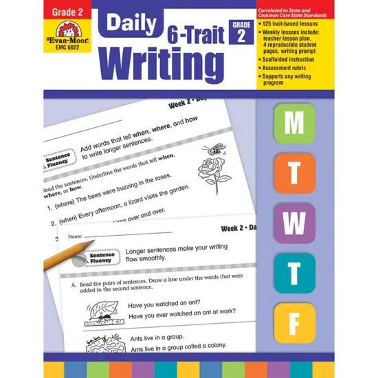 Daily 6-Trait Writing Book, Grade 2 {1}
