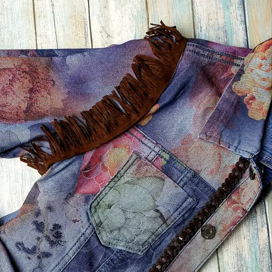 5 yards of 4" Faux Suede Fringe Trim | 5 yard cut Beige {5}