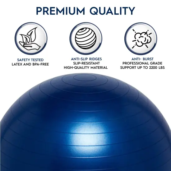 Balance Ball, 55cm, Blue {6}