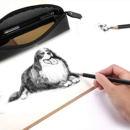 26 Pieces Sketching and Drawing Pencils Set ,Art Supplies Drawing Kit,Graphite Charcoal Professional Pencils Set, Adults Beginners Artist {6}