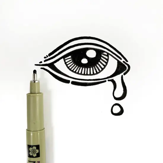 6 Pieces Pigma Micron Fineliner Pens - Archival Black Ink Pens - Pens for Writing, Drawing, or Journaling - Assorted Point Sizes {3}