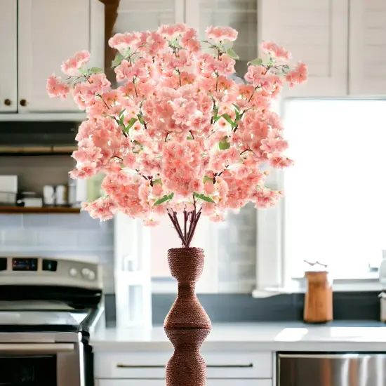Light Pink Cherry Blossom Spray: Set of 12, 40-Inch by Floral Home&reg; {4}