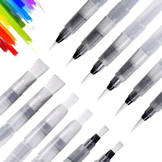 12 Pieces Water Color Brush Pen Set, Watercolor Paint Pens for Painting Markers {2}