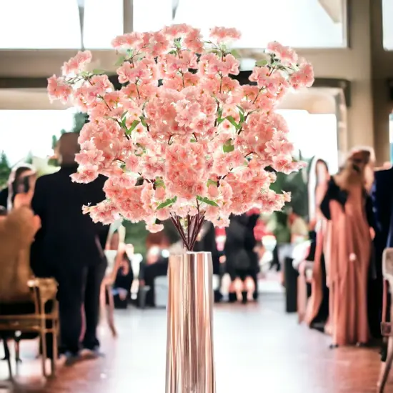 Light Pink Cherry Blossom Spray: Set of 12, 40-Inch by Floral Home&reg; {5}