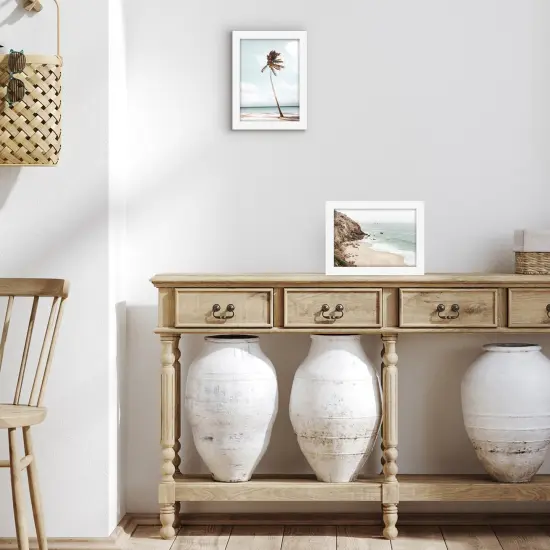 Americanflat A2 A3 A4 A5 Poster Frame - Picture Frame to Display Posters - Ideal for Documents and Artwork - Plexiglass Cover - Adjustable Hanging Hardware - Includes Easel {5}