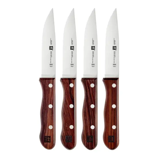 ZWILLING 4-pc Steakhouse Steak Knife Set with Storage Case {1}